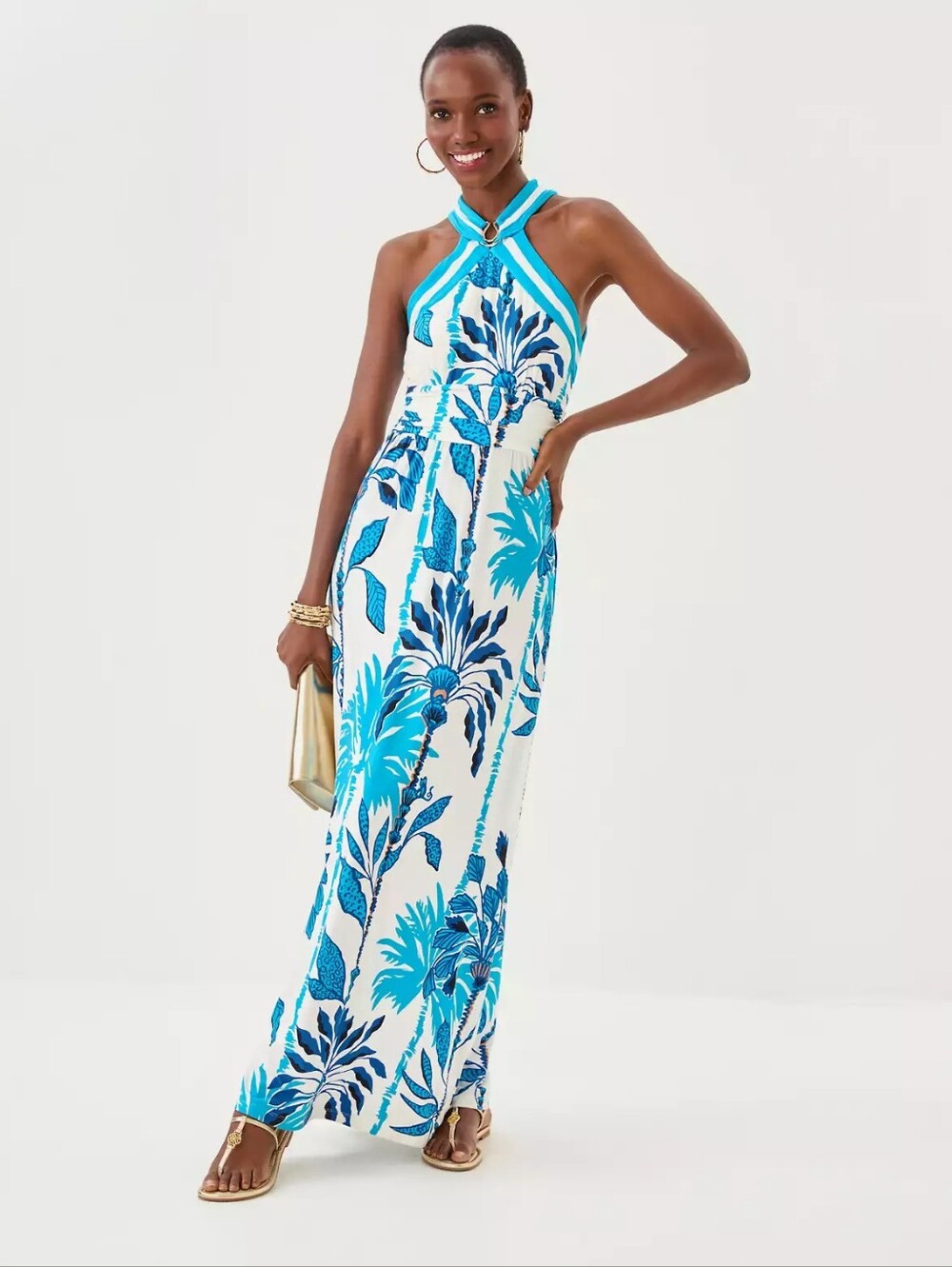 NWT $350 Lilly Pulitzer Devena Maxi Dress, Size 10